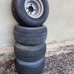 Golf cart wheels
