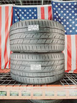 ✅ 2 USED TIRES 315/35RF21 HANKOOK VENTUS S1 EVO2 HRS RUN FLAT 3153521