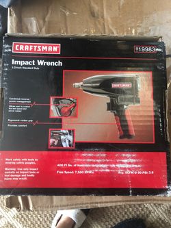Craftsman impact wrench