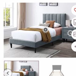 Twin Bed frame not including mattress