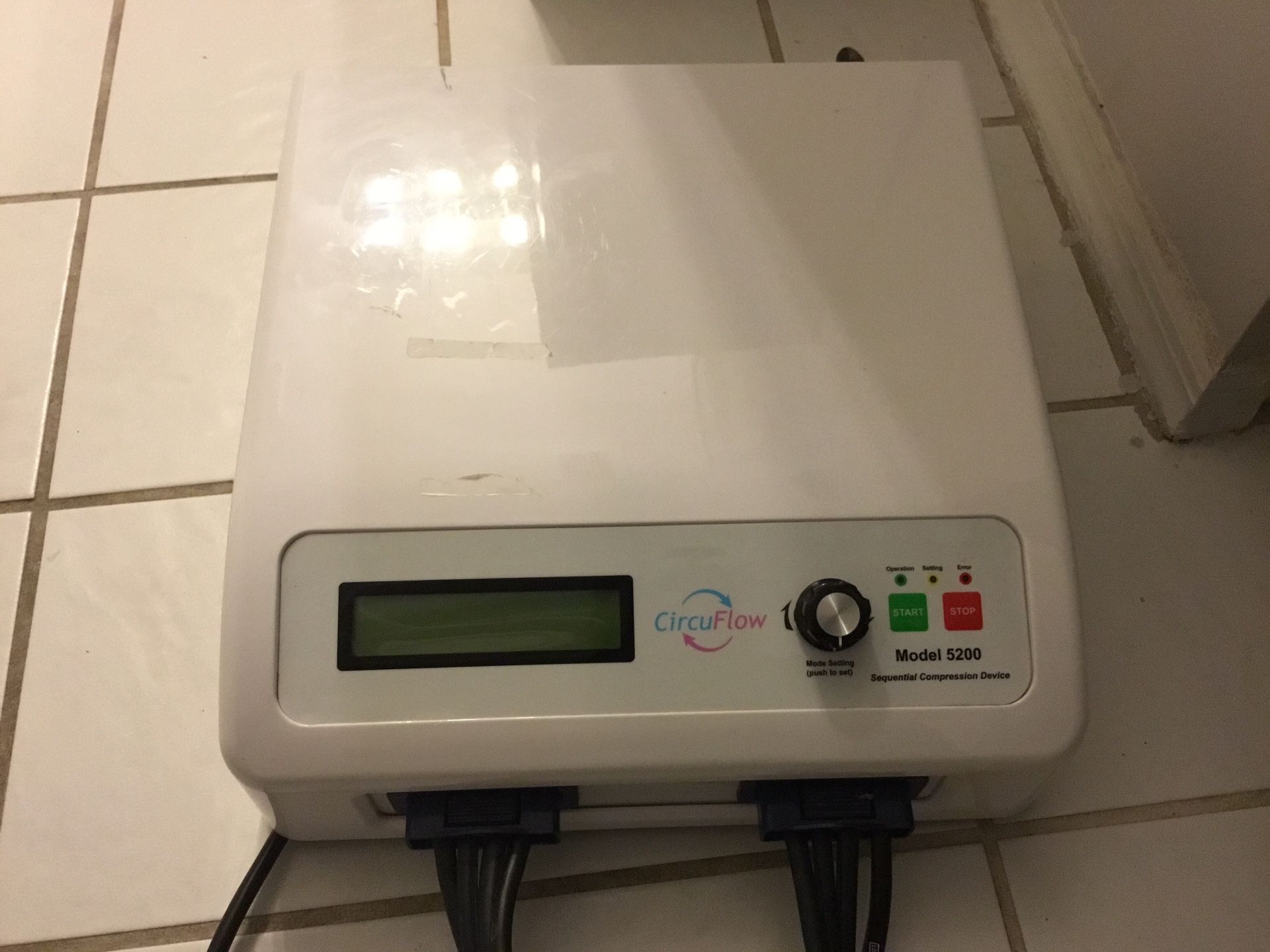 The Circuflow 5200 For Treatment Of Lymphedema Venous stasis ulcers Venous insufficiency Peripheral edema