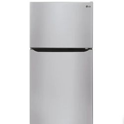 LG 23.8 Cu Ft Stainless Steel Refrigerator – Excellent Condition