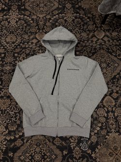 Chrome Hearts Grey Zip-Up Hoodie
