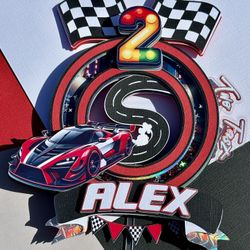 Race Car Caketopper 