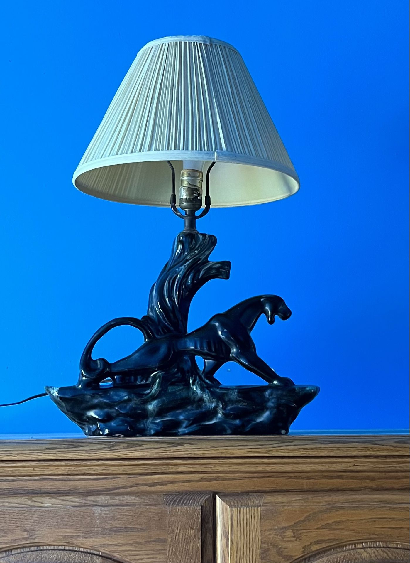 Vintage 1950’ s Panther Lamp