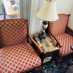 Pair Of High Quality Accent Chairs Living room office Or Dining Room