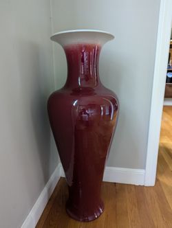 Pair Of Red Vases