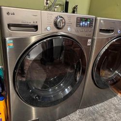 LG WASHER AND DRIER 