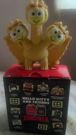 Hello kitty x Godzilla collection figure