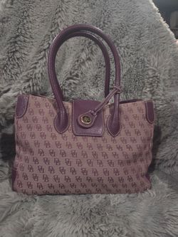 Dooney & Bourke purple Signature Tote Bag