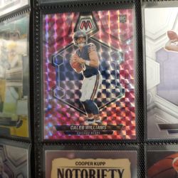 Panini Pink Mosaic Caleb Williams Rookie Card
