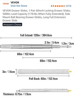 Vevor Drawer Slides new