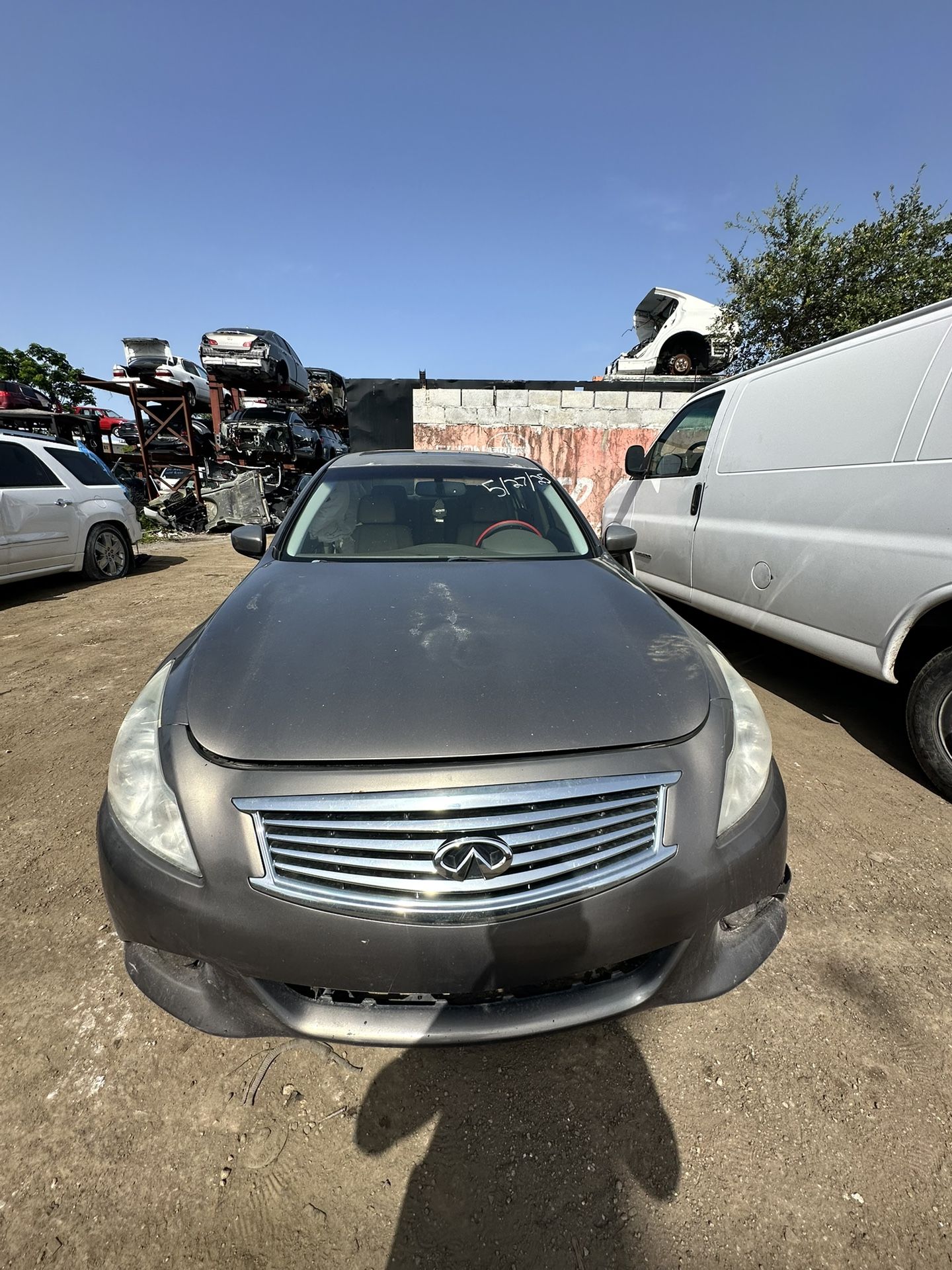 2007-2015 INFINITI G35 G37 G25 Q40 SEDAN CAR FOR PARTS ONLY