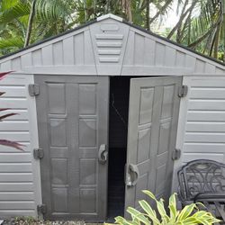 Resin Shed. 10 W X 8 Deep.