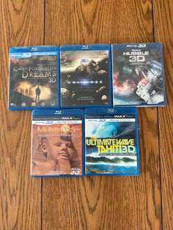 5 3D blu-ray’s