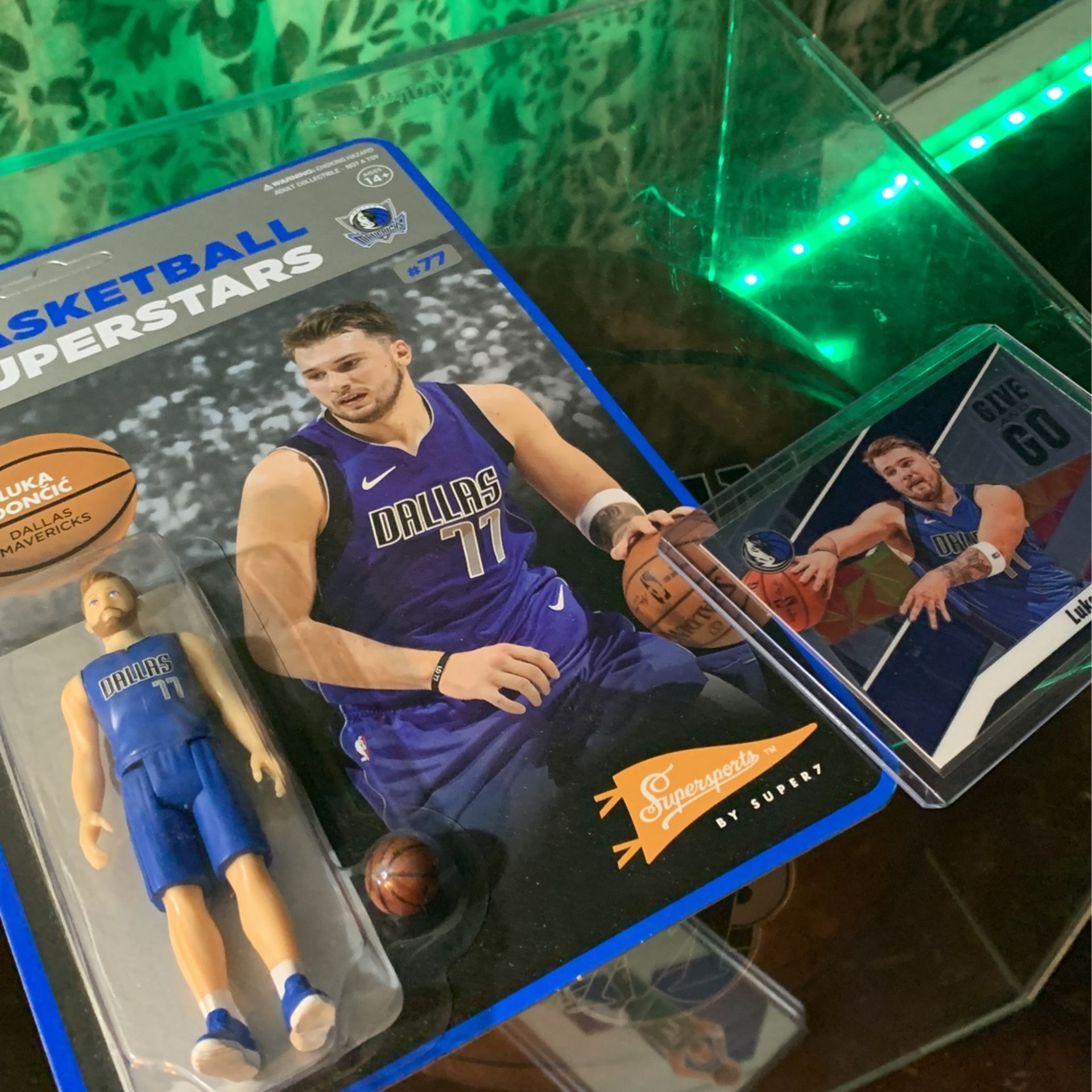 Luka Doncic Toy And Card Combo