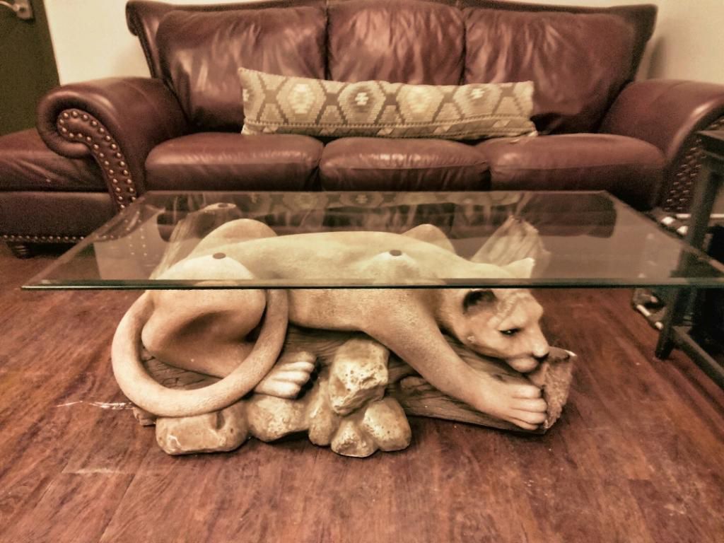 Vintage puma coffee table 