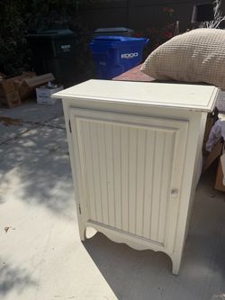 White Dresser + shoe cabinet