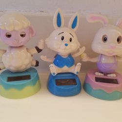 Lot Of 3 Solar Dancers