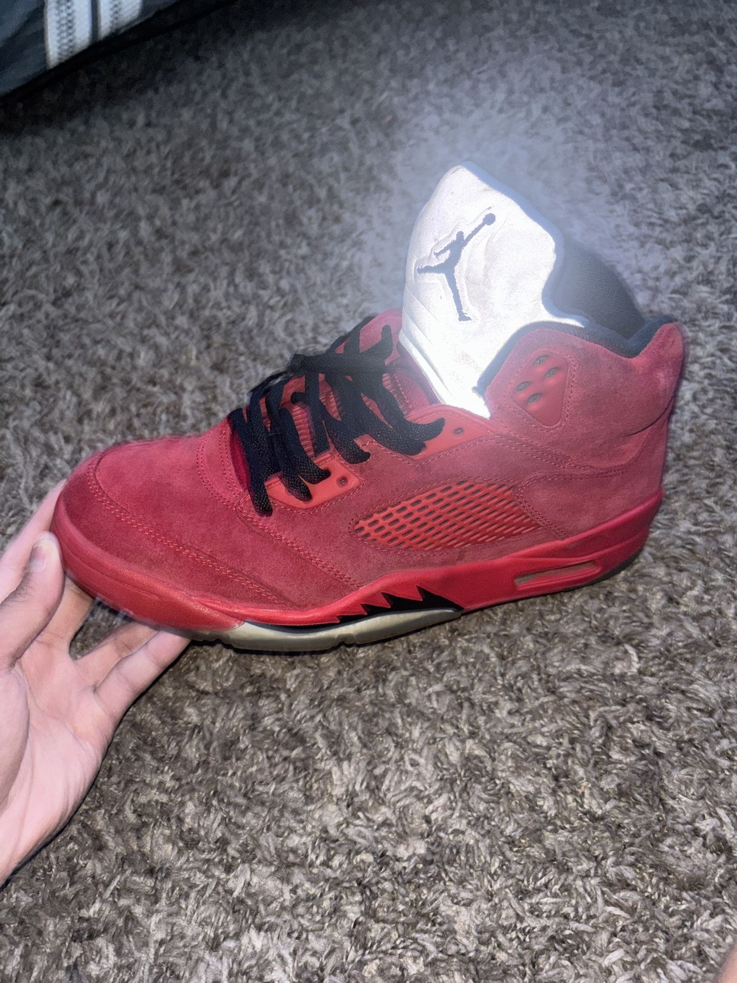 Jordan 5 Red Suede
