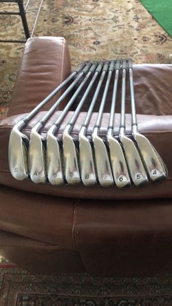 TaylorMade RAC CGB iron set RH 4-SW Ascending Mass Graphite regular shafts new grips
