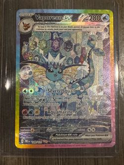 Vaporeon prismatic evolutions