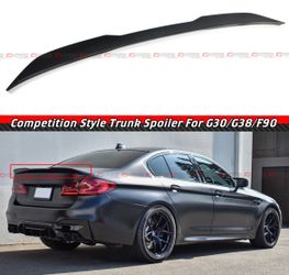 17-23 BMW G30 530i 540i M5 P-STYLE GLOSSY BLACK TRUNK SPOILER