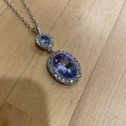 Monet Light Blue Necklace