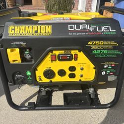 Champion 4750/3800 Watt Dual Fuel Generator 