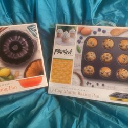 *NEW* Parini Cookware. Bundt/ 12 Muffin Baking Pan!