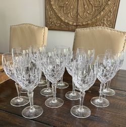 Gotham Lady Anne Crystal Water Goblets - 12