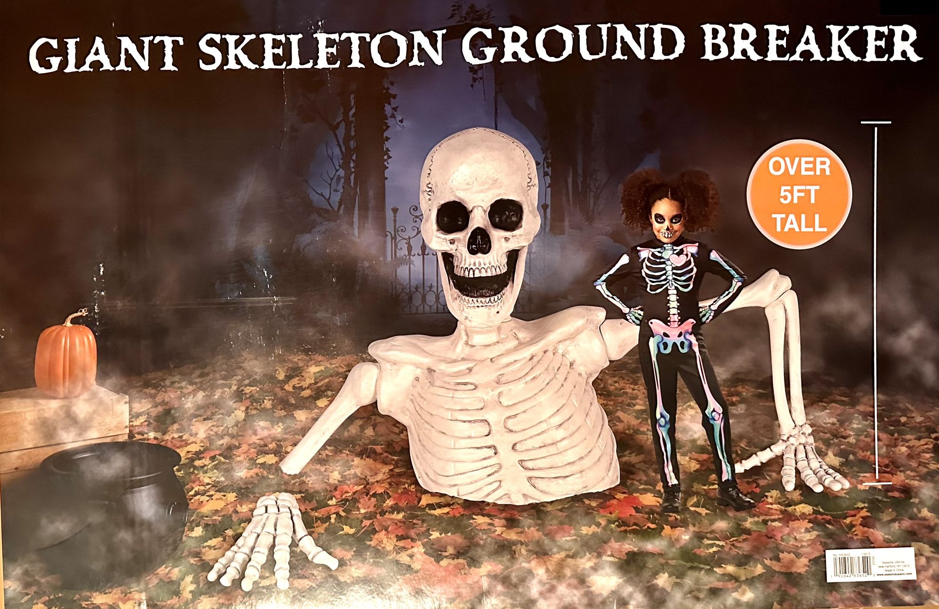 Giant Ground Breaker Skeleton- Party City