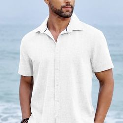 Men’s Xl Linen Shirts 