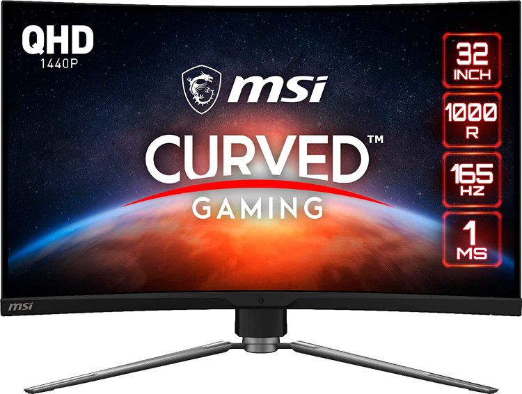Price Firm. MSI MPG323CQR Curved 32" 2K 2560 x 1440 1ms 165Hz HDR Gaming Monitor DP HDMIx2 USB-C