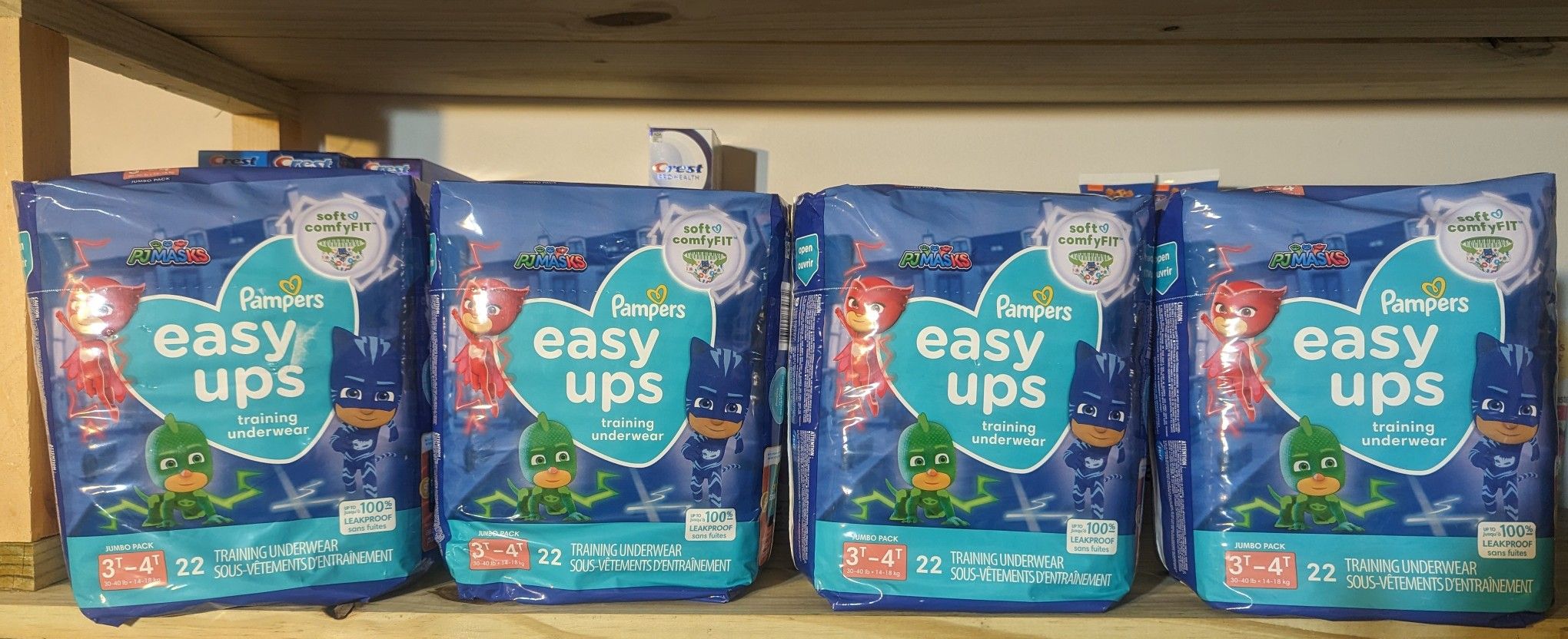 Pampers Easy Ups Pull-ups Size 3T-4T