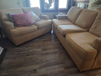 $100 must pick up today August 16. Sofa and Love Seat