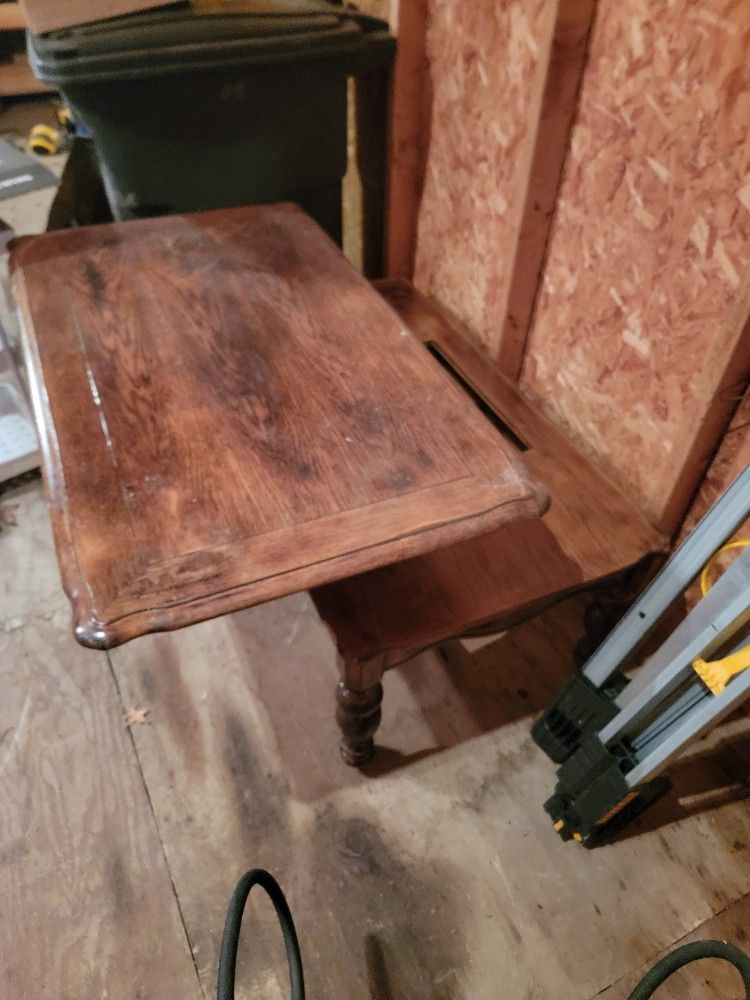 Table And Two Carts