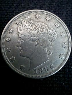 1886 Liberty head nickle