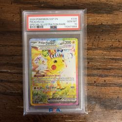 Pikachu ex 238/191 Sv08: Surging Sparks Holo PSA 10