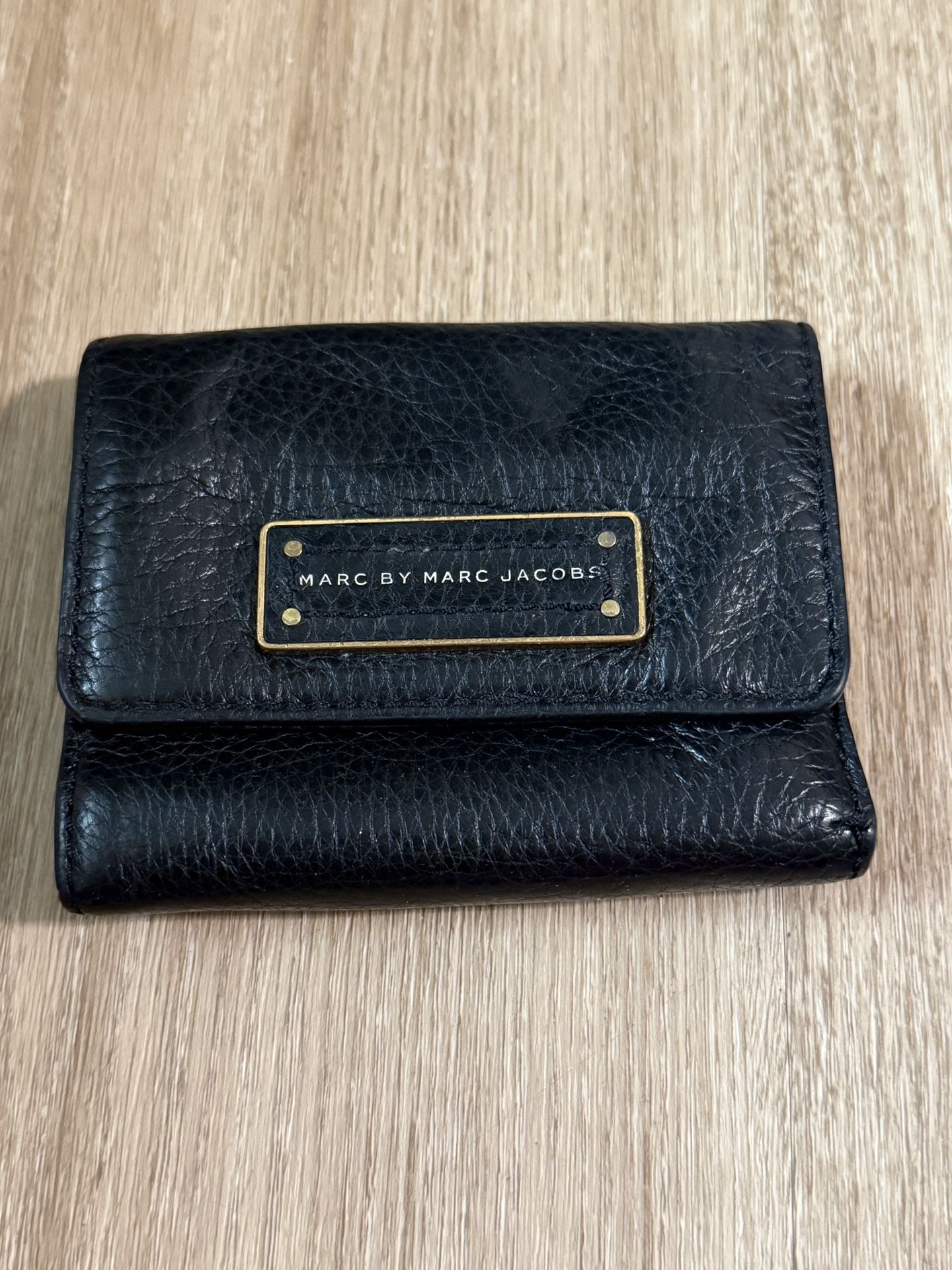 Rare Marc by Marc Jacobs Black Leather Wallet