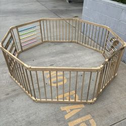 Wooden Play Enclosure