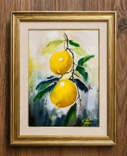 Oil painting "Lemon "