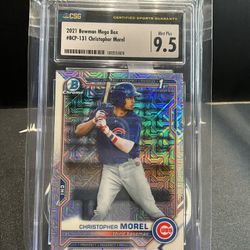 2021 Rookie Prospect Christopher Morel Csg 9.5