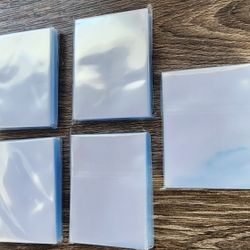 500 Clear Card Sleeves new