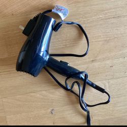 Preowned Conair Hair Blow Dryer 1875 Watt Black Lightweight Mid-Sized