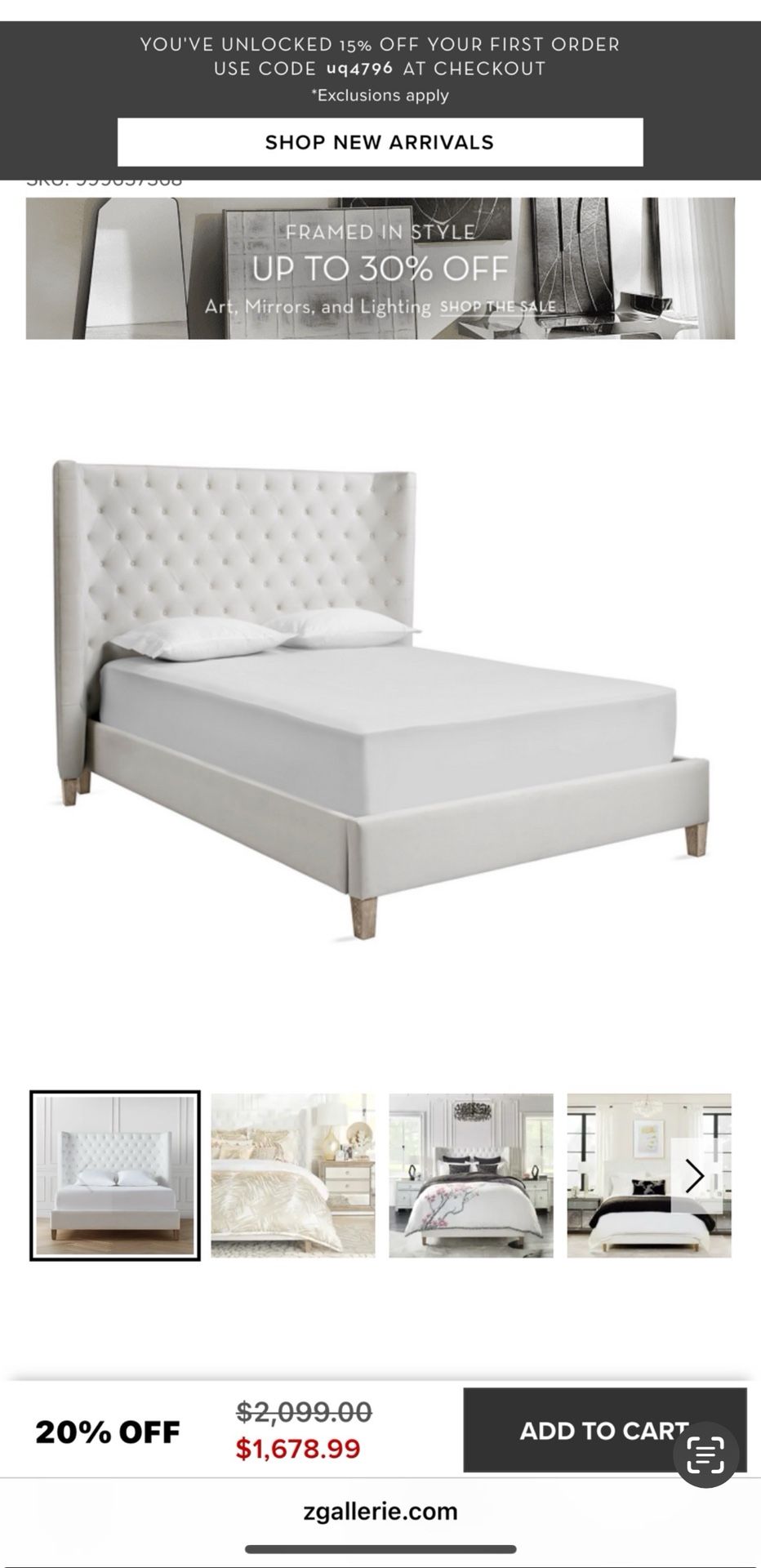 Luxury Bed Frame And Mattress