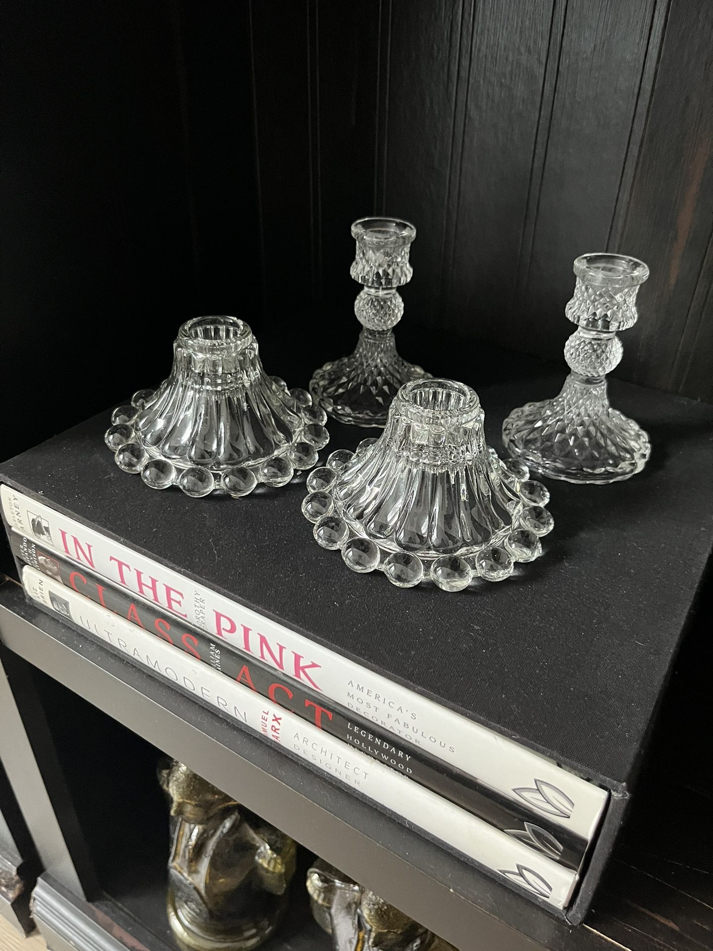 1950s Boopie Style Anchor Hawking Candle Holder Set