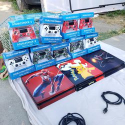 All Playstation 4 Slim 2018 1TB 1,000GB & 1 brand New controller $200! EACH PS4... extra controller $30! Brand new sealed