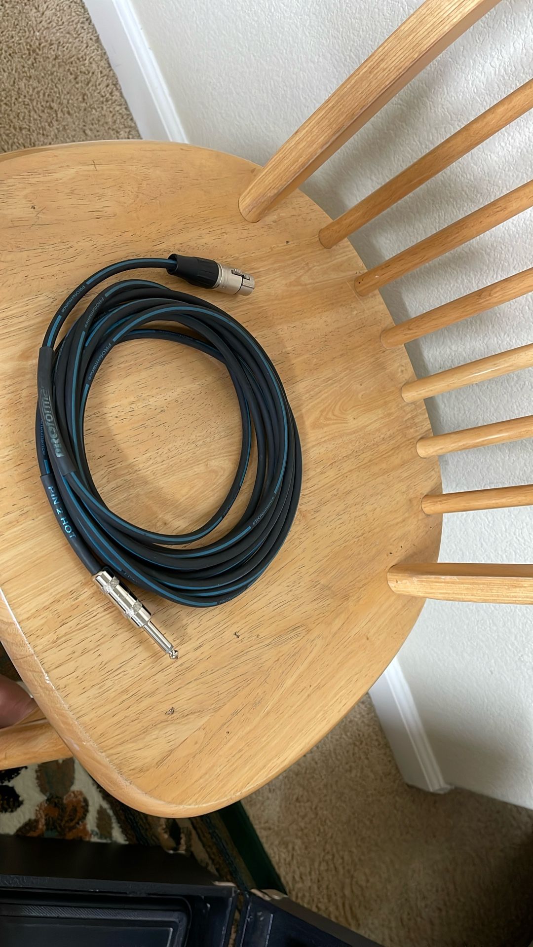 PROformance Hi-Z Microphone Cable 20 feet,