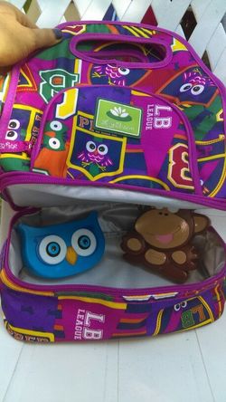 Owl lunch tote